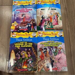 4 Geronimo Stilton Thea Stilton Paperback Books
